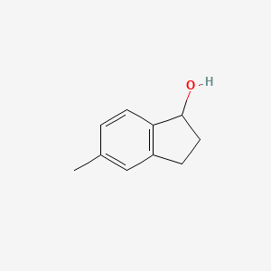 molecular formula C10H12O B1355547 5-Methyl-2,3-dihydro-1H-inden-1-ol CAS No. 33781-37-2