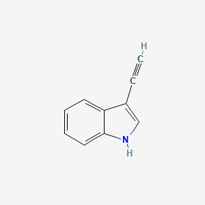 molecular formula C10H7N B1355555 3-Ethynyl-1H-indole CAS No. 62365-78-0