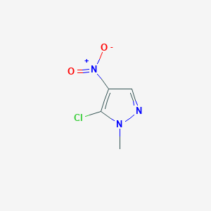 molecular formula C4H4ClN3O2 B1355556 5-chloro-1-Methyl-4-nitro-1H-pyrazole CAS No. 42098-25-9