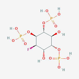 molecular formula C6H14FO14P3 B135556 3-Deoxy-3-fluoroinositol 1,4,5-trisphosphate CAS No. 144371-38-0
