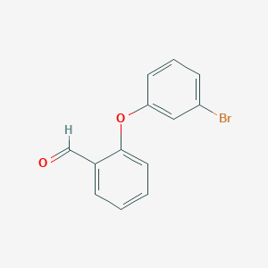 molecular formula C13H9BrO2 B13555606 2-(3-Bromophenoxy)benzaldehyde 