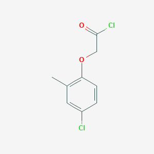 molecular formula C9H8Cl2O2 B1355562 (2-Methyl-4-chlorophenoxy)acetyl chloride CAS No. 6597-79-1