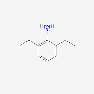 molecular formula C10H15N B1355569 2,6-Diethylaniline-15N CAS No. 287488-24-8