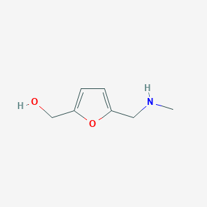 molecular formula C7H11NO2 B135557 5-[(Methylamino)methyl]-2-furanmethanol CAS No. 66357-60-6