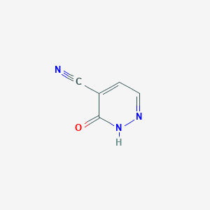 molecular formula C5H3N3O B1355583 3-Oxo-2,3-dihydropyridazine-4-carbonitrile CAS No. 64882-65-1