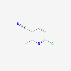 molecular formula C7H5ClN2 B1355597 6-Chloro-2-methylnicotinonitrile CAS No. 66909-36-2