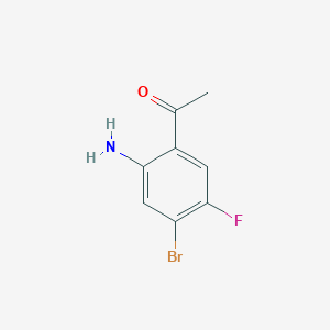 B1355616 1-(2-Amino-4-bromo-5-fluorophenyl)ethanone CAS No. 937816-89-2