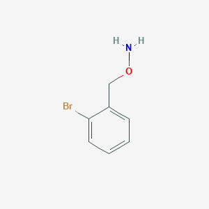 molecular formula C7H8BrNO B13556208 O-[(2-bromophenyl)methyl]hydroxylamine 
