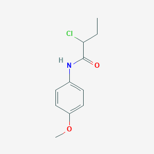 molecular formula C11H14ClNO2 B1355660 2-chloro-N-(4-methoxyphenyl)butanamide CAS No. 915922-30-4