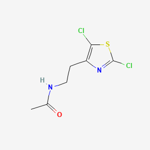 molecular formula C7H8Cl2N2OS B13556649 N-(2-(2,5-Dichlorothiazol-4-yl)ethyl)acetamide 