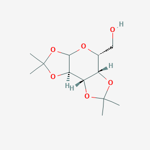 molecular formula C₁₂H₂₀O₆ B013557 1,2:3,4-Di-O-isopropylidene-alpha-D-galactopyranose CAS No. 4064-06-6