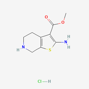 Methyl 2-amino-4,5,6,7-tetrahydrothieno[2,3-c]pyridine-3-carboxylate hydrochloride