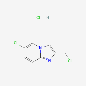 6-Chloro-2-(chloromethyl)imidazo[1,2-a]pyridine hydrochloride