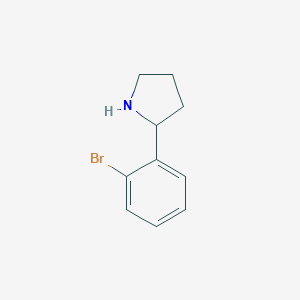 molecular formula C10H12BrN B135576 2-(2-Bromophenyl)pyrrolidine CAS No. 129540-24-5
