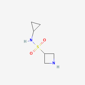 molecular formula C6H12N2O2S B13557616 N-cyclopropylazetidine-3-sulfonamide 