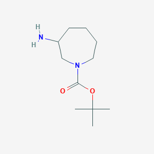 molecular formula C11H22N2O2 B135577 Tert-butyl 3-aminoazepane-1-carboxylate CAS No. 609789-17-5