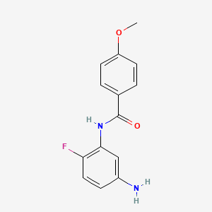 N-(5-Amino-2-fluorophenyl)-4-methoxybenzamide