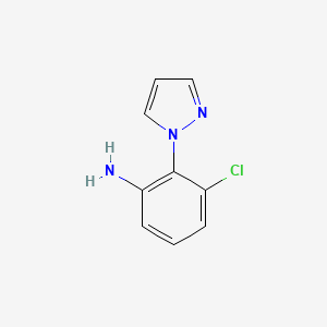 3-chloro-2-(1H-pyrazol-1-yl)aniline