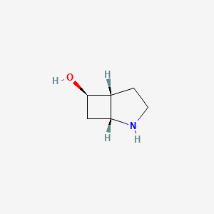 molecular formula C6H11NO B13558380 Rac-(1r,5r,6r)-2-azabicyclo[3.2.0]heptan-6-ol 