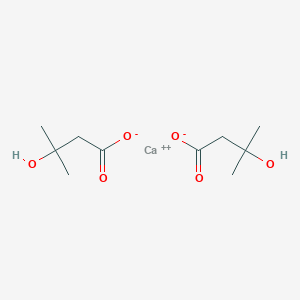 molecular formula C10H18CaO6 B135586 Calcium beta-hydroxy-beta-methylbutyrate CAS No. 135236-72-5
