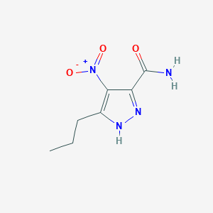 4-nitro-3-propyl-1H-pyrazole-5-carboxamide