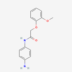 N-(4-Aminophenyl)-2-(2-methoxyphenoxy)acetamide