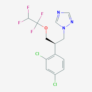 molecular formula C13H11Cl2F4N3O B135587 (+)-Tetraconazole CAS No. 131320-41-7