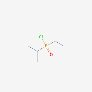 molecular formula C6H14ClOP B13558899 Dipropan-2-ylphosphinic chloride CAS No. 1112-15-8
