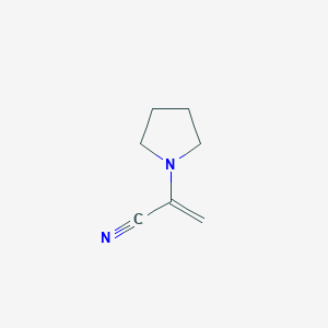 B135589 2-Pyrrolidin-1-ylprop-2-enenitrile CAS No. 128957-40-4