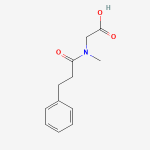 N-methyl-N-(3-phenylpropanoyl)glycine