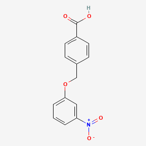 4-[(3-Nitrophenoxy)methyl]benzoic acid