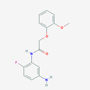 N-(5-Amino-2-fluorophenyl)-2-(2-methoxyphenoxy)-acetamide