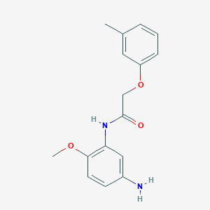 N-(5-Amino-2-methoxyphenyl)-2-(3-methylphenoxy)-acetamide