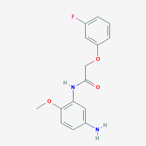 N-(5-amino-2-methoxyphenyl)-2-(3-fluorophenoxy)acetamide