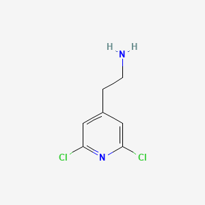 molecular formula C7H8Cl2N2 B13559259 2-(2,6-Dichloropyridin-4-YL)ethan-1-amine 