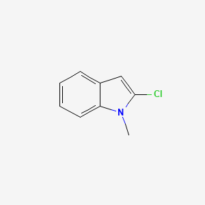 molecular formula C9H8ClN B13559295 2-chloro-1-methyl-1H-indole 