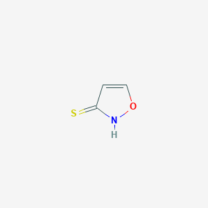 molecular formula C3H3NOS B13559397 3-Mercaptoisoxazole 