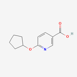 6-(Cyclopentyloxy)pyridine-3-carboxylic acid