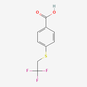 4-[(2,2,2-Trifluoroethyl)sulphanyl]benzoic acid