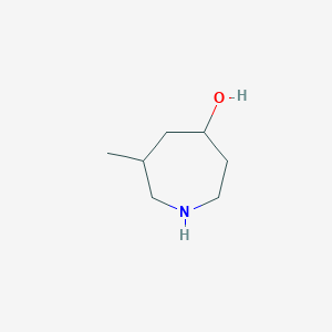 molecular formula C7H15NO B13559871 6-Methylazepan-4-ol 