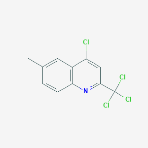 4-Chloro-6-methyl-2-(trichloromethyl)quinoline