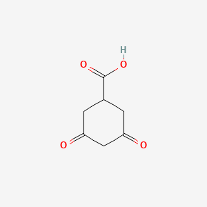 B1356027 3,5-Dioxocyclohexanecarboxylic acid CAS No. 42858-60-6