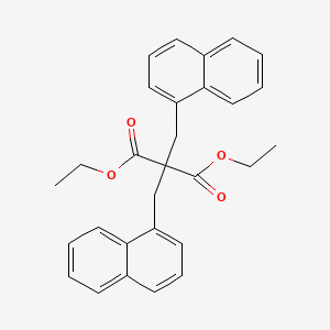 Diethyl bis[(naphthalen-1-yl)methyl]propanedioate