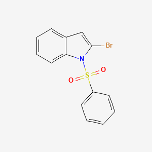 molecular formula C14H10BrNO2S B1356032 2-Bromo-1-(phenylsulphonyl)-1H-indole CAS No. 121963-39-1