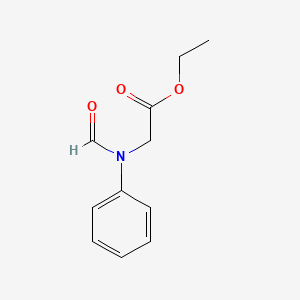 molecular formula C11H13NO3 B1356034 ethyl 2-(N-phenylformamido)acetate 