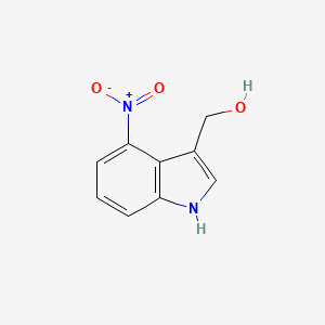 molecular formula C9H8N2O3 B1356038 (4-nitro-1H-indol-3-yl)methanol CAS No. 124549-51-5