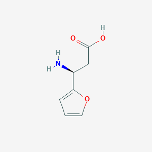 molecular formula C7H9NO3 B135604 (S)-3-Amino-3-(2-furyl)-propionic acid CAS No. 131829-49-7