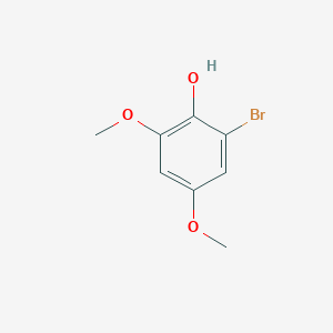 molecular formula C8H9BrO3 B13560476 2-Bromo-4,6-dimethoxyphenol 