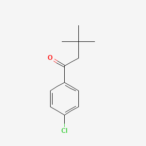 molecular formula C12H15ClO B1356054 4'-Chloro-3,3-dimethylbutyrophenone CAS No. 60851-32-3