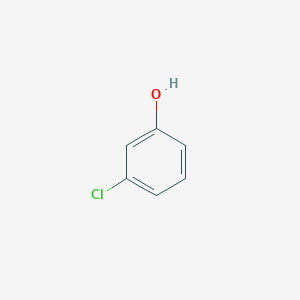 molecular formula C6H5ClO<br>C6H4ClOH<br>C6H5ClO B135607 3-Chlorophenol CAS No. 108-43-0